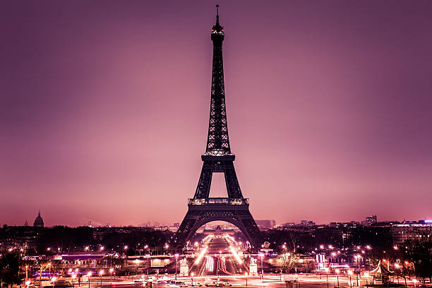 Eiffel Tower and Paris city view